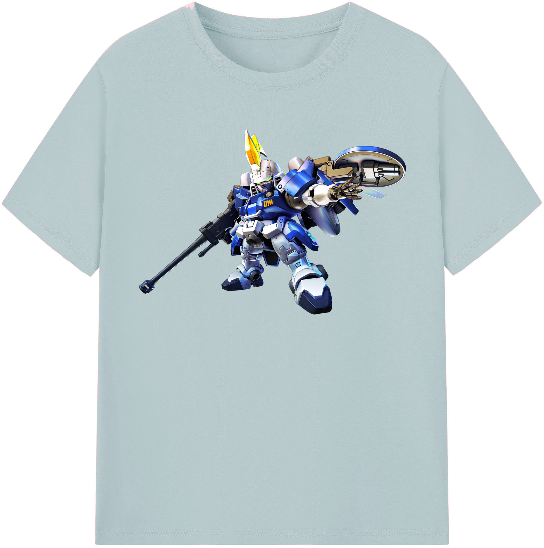 （画像用） 機動戦士ガンダム Mobile Suit Gundam 綿100％半袖Tシャツ（フロントプリント）